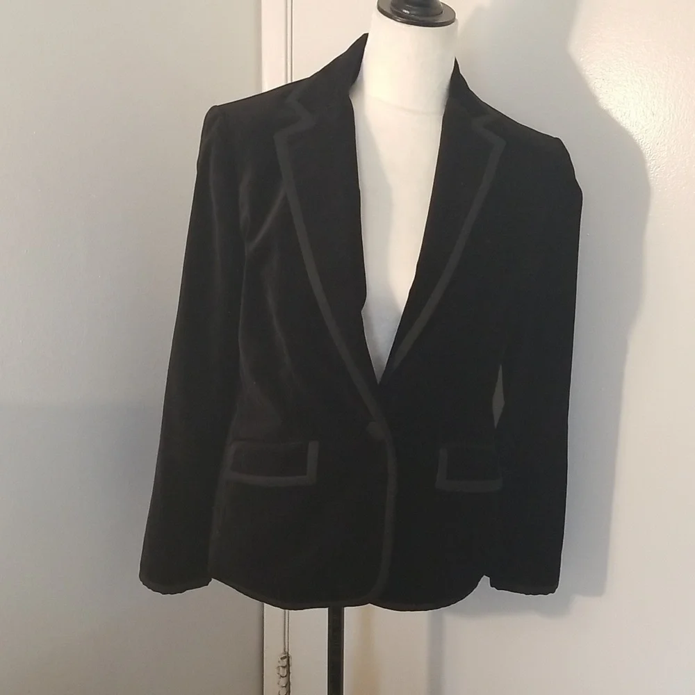 Ralph Lauren velvet black blazer - Picture 3 of 7